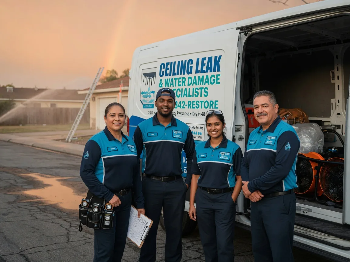 Ceiling Leak Cleanup company in Marine, IL